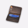 slim leather bifold wallet
